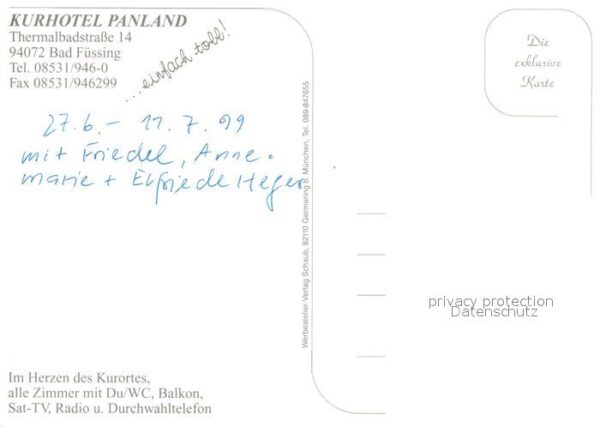 Bad Fuessing Kurhotel Panland – Bild 2