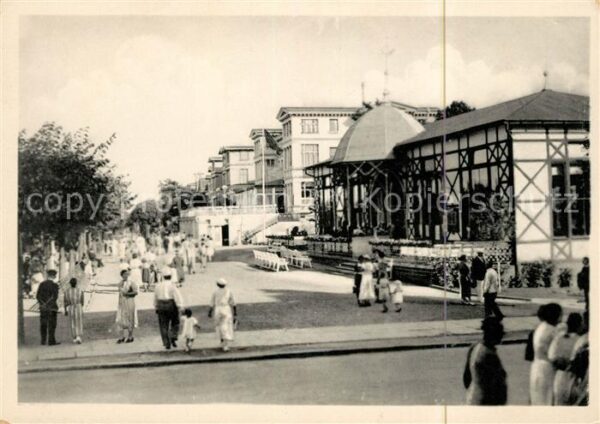 Zinnowitz Ostseebad Kurpromenade Lesehalle