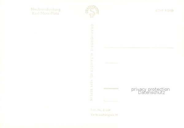 Neubrandenburg Karl Marx Platz – Bild 2