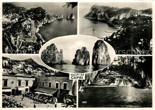 Capri Markt Fliegeraufnahme