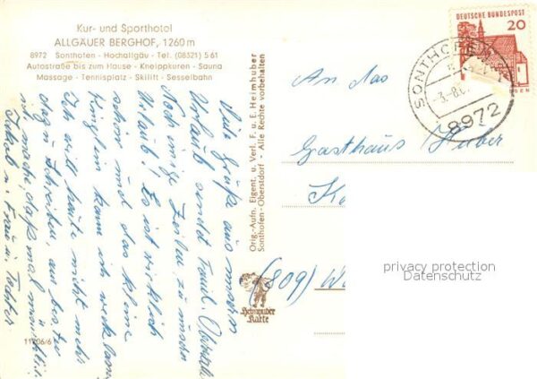 Sonthofen Oberallgaeu Kur Sporthotel Allgäuer Berghof – Bild 2