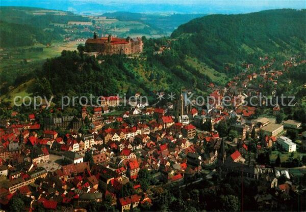 Kulmbach Fliegeraufnahme Burg
