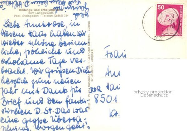 Langau Bad Heilbrunn Bildungsstätte Winteraufnahme – Bild 2