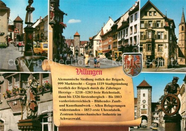 Villingen-Schwenningen Ortsansichten Denkmäler Brunnen