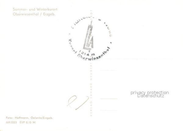 Oberwiesenthal Erzgebirge Panorama Seilbahn – Bild 2