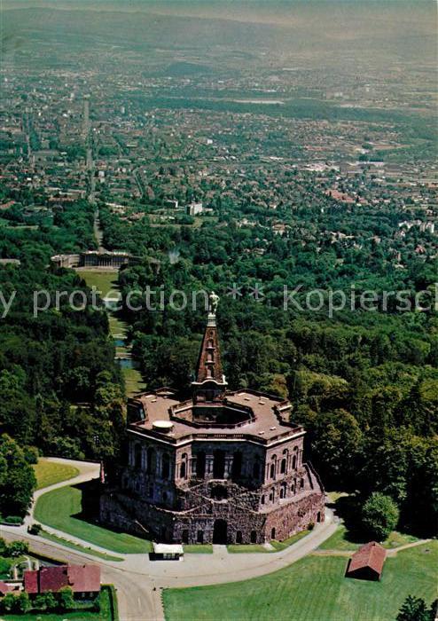 Wilhelmshoehe Kassel Fliegeraufnahme Herkules Schloss