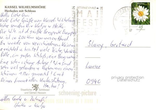 Wilhelmshoehe Kassel Fliegeraufnahme Herkules Schloss – Bild 2