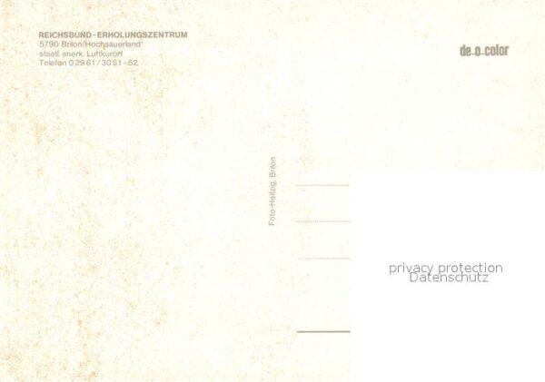Brilon Reichsbund Erholungszentrum – Bild 2