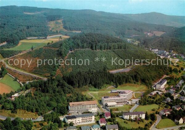 Laasphe Fliegeraufnahme Kneippsanatorium de La