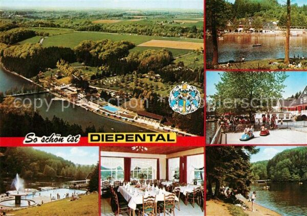 Leichlingen Rheinland Diepental Minigolfplatz Swimmingpool Br