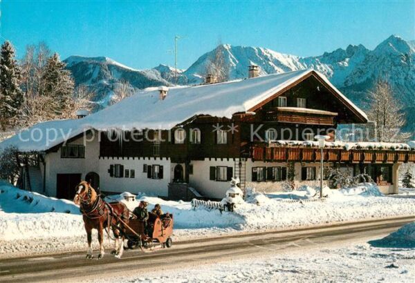 Obermaiselstein Gästehaus Cafe Rapp Winterlandschaft
