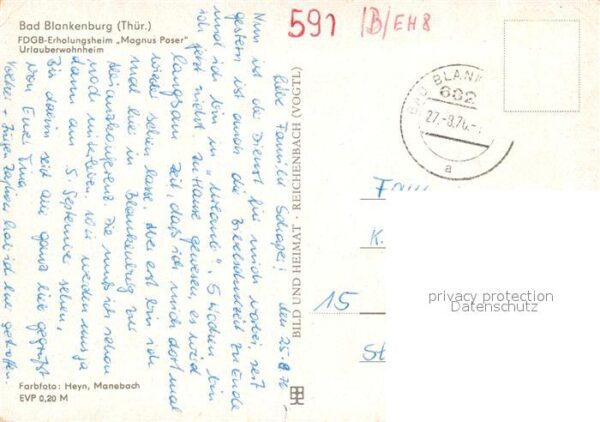 Blankenburg Bad FDGB Ferienheim Magnus Poser – Bild 2