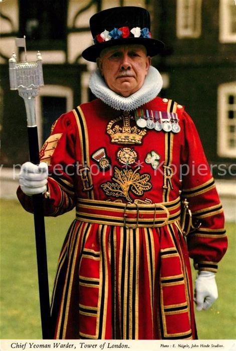 Leibgarde Wache Chief Yeoman Warder Tower of London