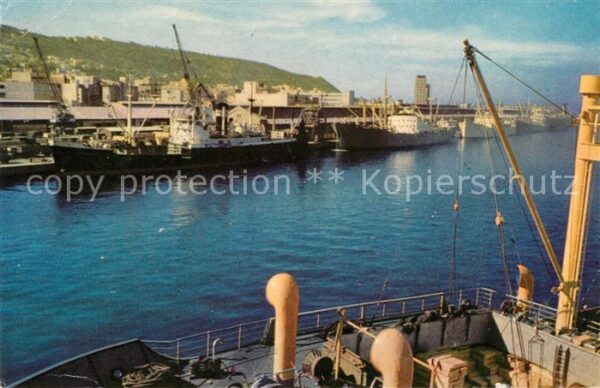 Schiffe Ships Navires Haifa Mount Carmel