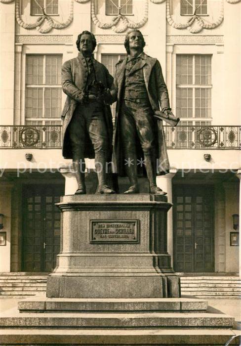 Denkmal Goethe-Schiller-Denkmal Weimar