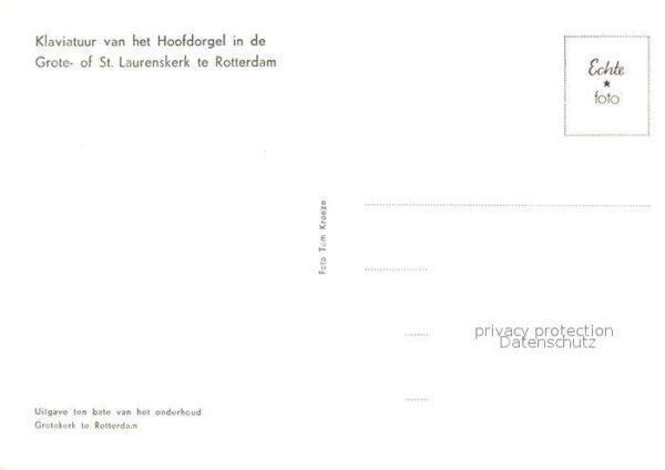 Kirchenorgel Klaviatuur Hoofdorgel St. Laurenskerk R – Bild 2
