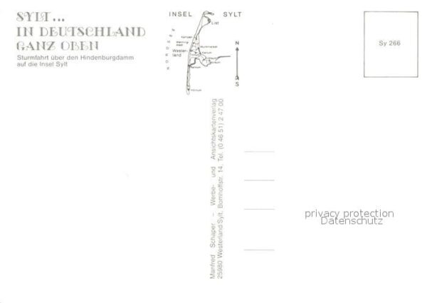 Eisenbahn Hindenburgdamm Insel Sylt – Bild 2