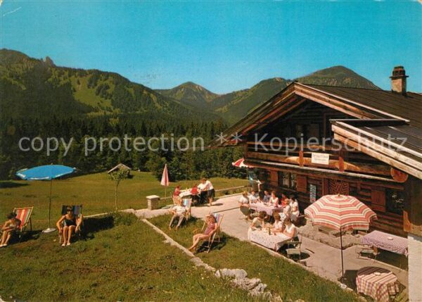 Rottach-Egern Berggasthaus Bäckeralm