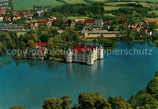 Gluecksburg Ostseebad Fliegeraufnahme Flensburger Förde