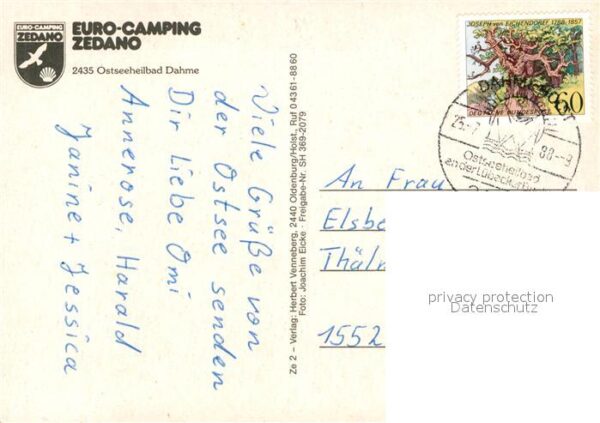 Dahme Ostseebad Fliegeraufnahme Euro-Camping Zedano – Bild 2