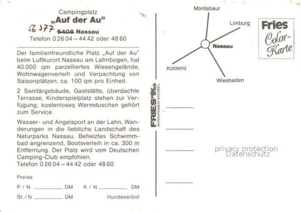 Nassau Bad Campingplatz Auf der Au – Bild 2