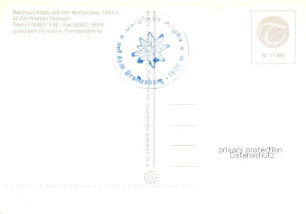 Pfronten Berghaus Allgäu Zugspitze Beritenberg – Bild 2