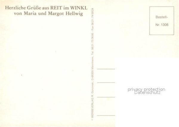 Reit Winkl Maria Margot Hellwig – Bild 2