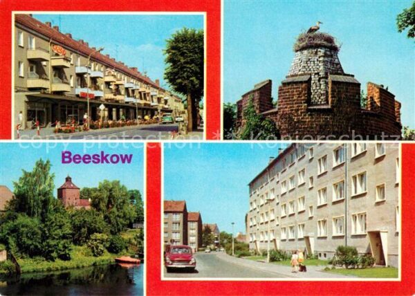Beeskow Breite Strasse Pulverturm Burg Graben