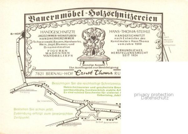 Bernau Schwarzwald Bernau-Hof Ernst Thoma – Bild 2
