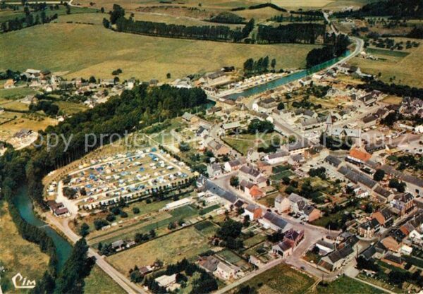 Han-sur-Lesse Fliegeraufnahme Camping