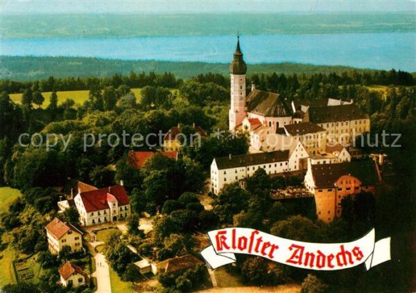 Ammersee Kloster Andechs Fliegeraufnahme