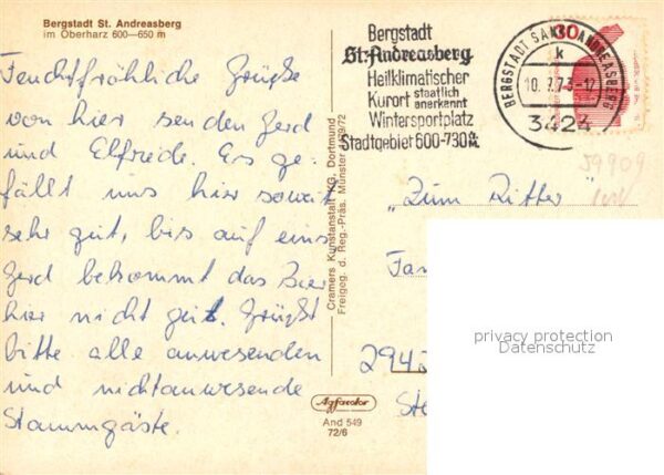 Andreasberg Harz St Fliegeraufnahme – Bild 2