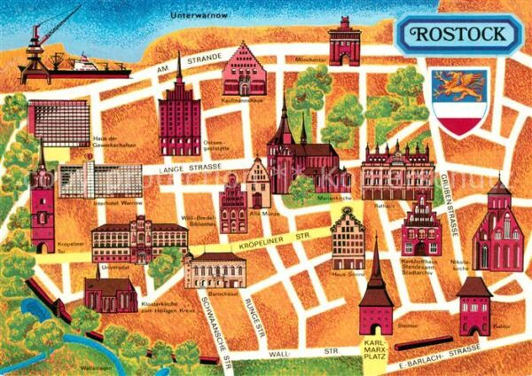 Rostock Panoramakarte