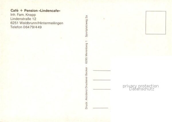 Hintermeilingen Cafe Pension Lindencafe – Bild 2