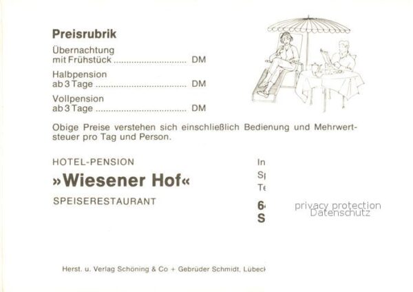 Bad Soden-Salmuenster Hotel Pension Wiesener Hof – Bild 2