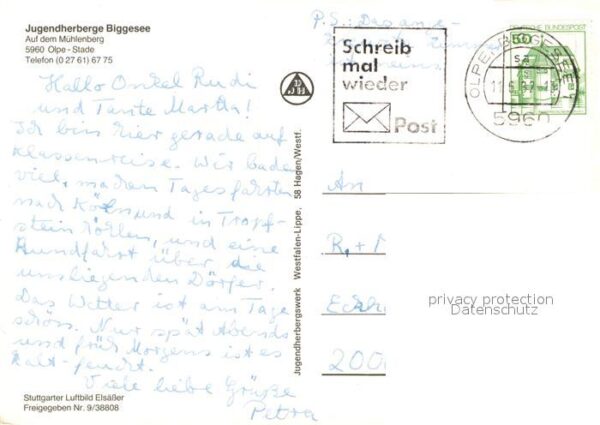 Olpe Biggesee Fliegeraufnahme Jugendherberge Biggerse – Bild 2