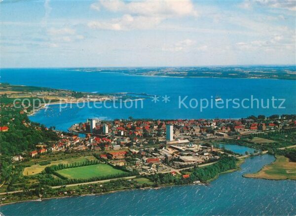 Eckernfoerde Fliegeraufnahme