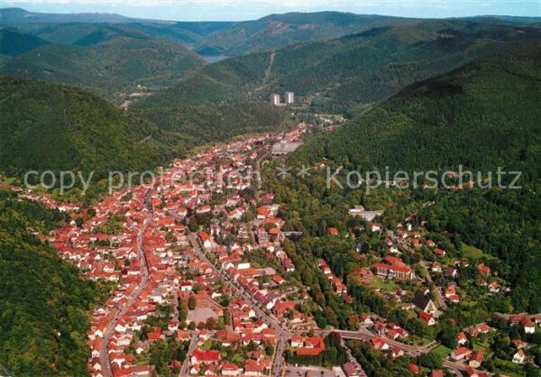 Bad Lauterberg Fliegeraufnahme mit Odertalsperre