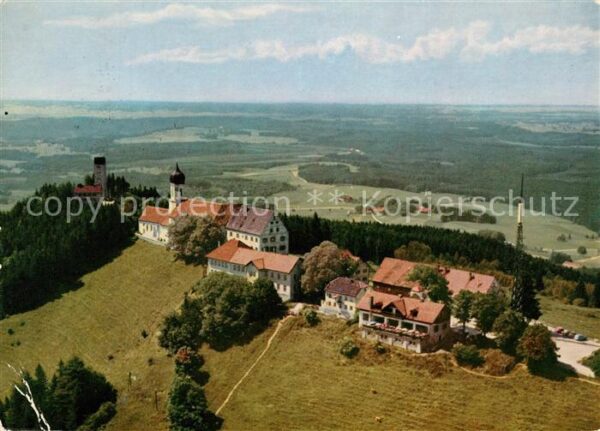 Hohenpeissenberg Fliegeraufnahme Berggasthof Bayerischer