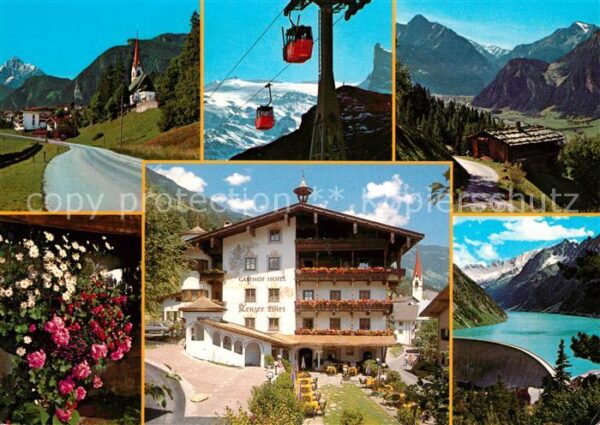 Hippach Hotel Gasthaus Zenzerwirt Seilbahn Stau