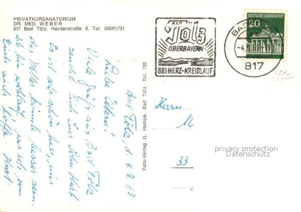 Bad Toelz Privatkursanatorium Dr. Med. Weber – Bild 2