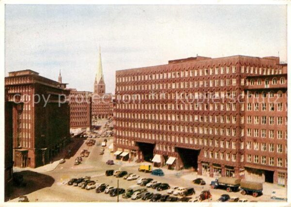 Hamburg Hochhäuser Burchardstrasse