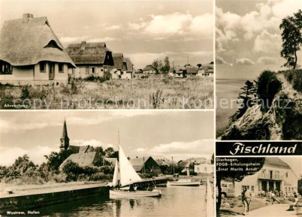 Ahrenshoop Ostseebad Wustrow Hafen Erholungsheim Ernst Morit
