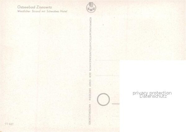Zinnowitz Ostseebad Strand Schwabes Hotel – Bild 2
