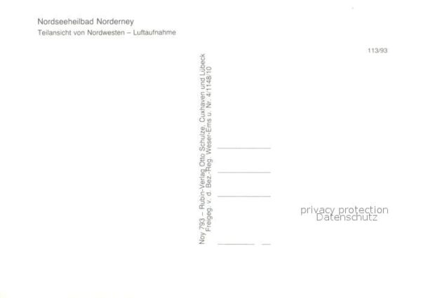 Norderney Nordseebad Fliegeraufnahme – Bild 2