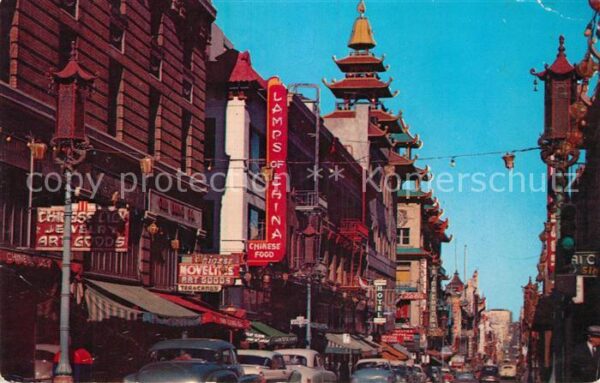 San Francisco California Grant Anenue Chinatown