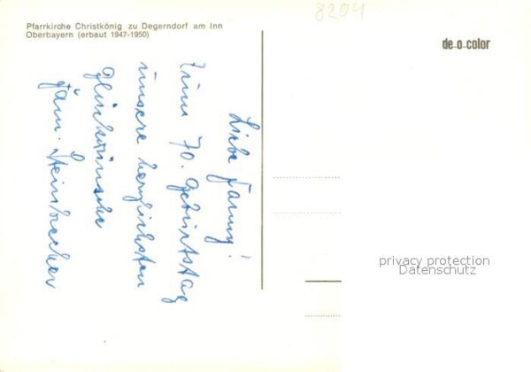 Degerndorf Inn Pfarrkirche Christkönig – Bild 2