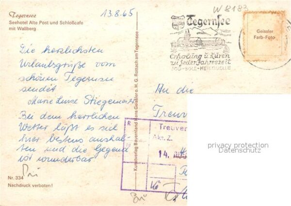 Tegernsee Seehotel Alte Post Schlosscafe Wallberg – Bild 2