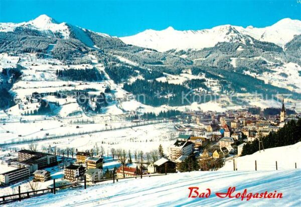 Hofgastein Bad Panorama Winterlandschaft