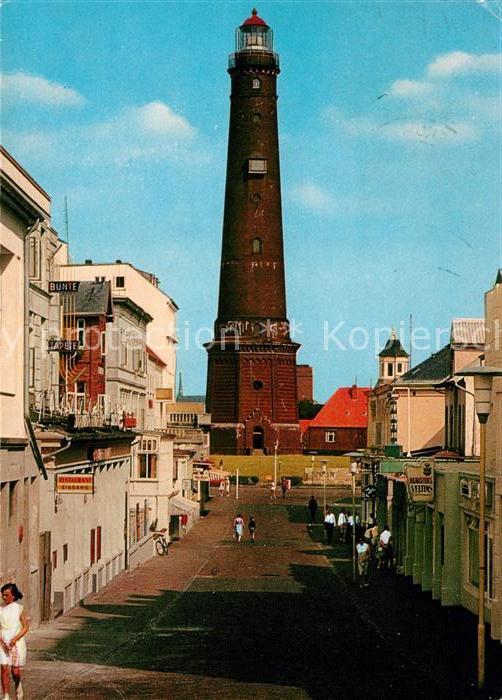 Borkum Strandstraße neuer Leuchtturm